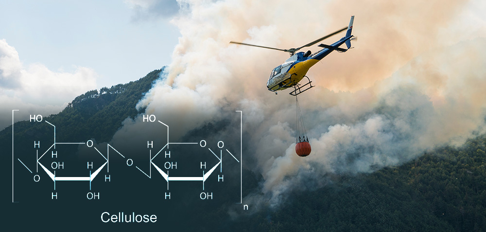 Cellulose gel holds promise to help prevent wildfires